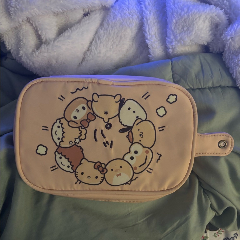 Cute Animal Print Pet Pouch - Tan